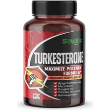 Sotalix Sotalıx Turkes/terone Ajuga Turkestanica 150 Capsul Standardized High Potency With Maca Root Tribulus Terrestris - Muscle Growth Energy Memory Support.