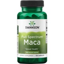 Swanson Full Spectrum Maca 500 Mg 100 Capsul