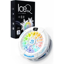 Bhave Iceq Telefon Soğutucu | Magsafe & Klips | Rgb LED Ekranlı Plastik Malzeme ile Akıllı Telefonlar için