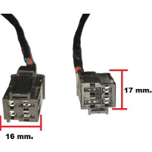 Gutsy Gn Soket 4 Dısı Mını Role Yuva 4 Kablolu