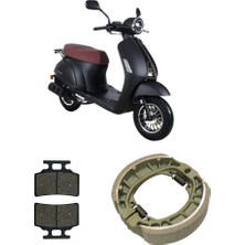 Motohane Kuba Blueberry 50 Ön-Arka Balata Takımı