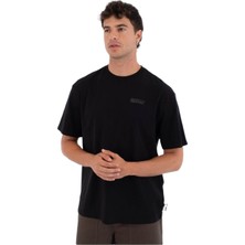 Hurley Bubble Back Print Erkek Siyah Tişört