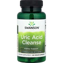 Swanson Uric Acid Cleanse Turmeric Yucca Kidney Detox Cleanse Formulas 60 Vegan Capsules