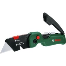 Bosch Pratik ve Hafif Katlanabilir Maket Bıçağı, Çok Amaçlı Kullanım Için
