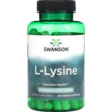 Swanson, L-Lysine, (Lizin) 500 Mg, 90 Veggie Capsules