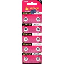 Hayat Store Tıanqıu Ag4 LR626/377 Alkalin 10'lu Düğme Pil
