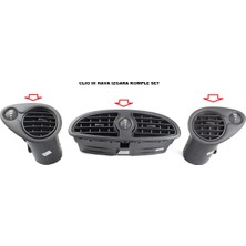 Gutsy Renault Clıo Iıı Kalorıfer Havalandırma Set Dıfüzör P.siyah-M.siyah-P.beyaz-P.füme-P.gri