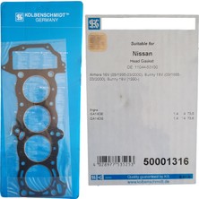 Gutsy Nıssan Almera-Sunny 1.4 Sılındır Kapak Contası 11044-53Y00