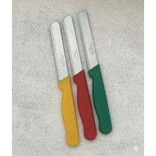 Solingen Klever Ava Micro Sebze-Meyve Genel Kullanım Bıçağı Sarı-Kırmızı-Yeşil 3'lü