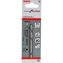 Bosch Hss-G 1/4 Hex Merkezi Ucu, Yüksek Performanslı Delme Ucu