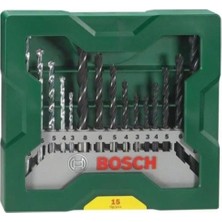 Bosch Minik 15 Parça Matkap Ucu Seti, Çok Amaçlı ve Dayanıklı