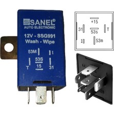 Gutsy Sanel Sılecek Zaman Rolesı 12V 5+1 Uclu  Peugeot-Fıat Unıversal Araclar