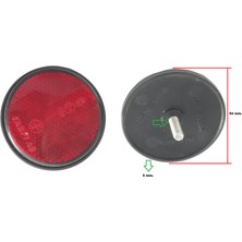Gutsy Reflektor Lens Kırmızı Cap:54 Mm.cıvata 5 mm