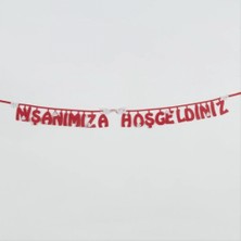 Pileli Store Nişanımıza Hoşgeldiniz Keçe Yazı