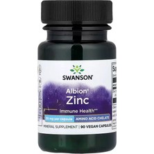 Swanson Albion Zinc Immune Health 30 Mg 90 Vegan Capsules