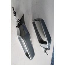 Gümüş Gri Dış Dikiz Aynası Takımı, Sağ ve Sol, Eski Tip, Tofaş Doğan Kartal Şahin