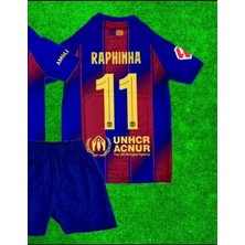 Rodak Spor Raphinha 11 Barcelona Yeni Sezon Ev Sahibi Şortlu Çocuk Forması