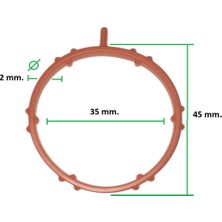Gutsy Ford Focus Ecosport Turbo Boru Hortum Contası Orıng Toz Kece Cr6 2017 2191899
