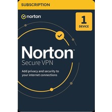 Norton Secure VPN (Pc, Android, Mac, Ios) - 1 Cihaz 1 Yıl Resmi Kod