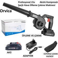 21V Şarjlı Akülü Hava Üfleme ve Çekme Makinesi, Profesyonel Performans