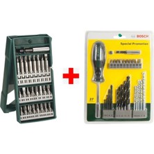 Bosch 25 Parça Vidalama ve Matkap Ucu Seti, Çoklu Aksesuarlar, Pratik Kullanım