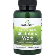 Swanson Full Spectrum St. John's Wort Mental And Emotional Health 375 Mg 120 Vegan Caps