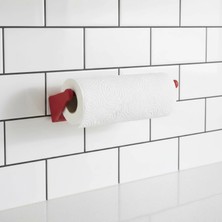 Pileli Store Kırmızı Peçete Askısı Mutfak Duvar Tipi Peçetelik Organizer