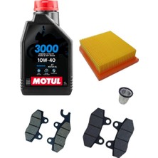 Motohane Rks Rt 250 Cross 5 Parça Bakım Seti Motul Yağ Ön-Arka Balata Filitre Süzgeç