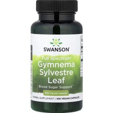 Swanson Full Spectrum Gymnema Sylvestre Leaf Blood Sugar Support Traditional Ayurvedic 100 Caps