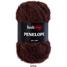 Knitme Knit Me Penelope 50 gr Kürk Görünümlü Örgü Ipliği Kpe 06
