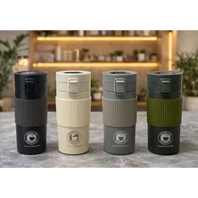 Kanonik Education 350 ml Paslanmaz Çelik Termos Dereceli Mug - Sızdırmaz Kapaklı Çift Katmanlı Dereceli Termos  ALK4626