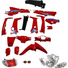 Moto Prime Mfh-Kh Kaporta Set [kırmızı]cub