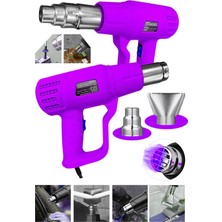4500W Pro Darbeye Dayanıklı Bakır Sargılı Sıcak Hava Tabancası