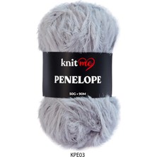 Knitme Knit Me Penelope 50 gr Kürk Görünümlü Örgü Ipliği Kpe 03