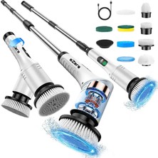 Esranın Dünyası Ezere Spinpro 9-In-1 Teleskopik Şarjlı Dijital Temizlik FIRÇASI-(5775) RSHPS34-ESRDNS