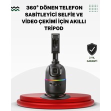 Akinco Sosyal Medya Içerikleri Için Otomatik Yüz Takipli 360° Döner Gimbal Stand