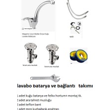 Esm Lavabo Kuğu Batarya ve Bağlantı   Takımı