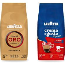 Lavazza Qualita Oro, Cream E Gusto Çekirdek Kahve 1 kg | 2'li Paket