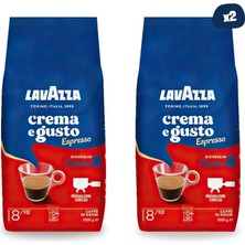 Lavazza Crema E Gusto Classico Çekirdek Kahve | 2'li Paket