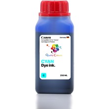 Qc Canon Pixma MG2556S Uyumlu - 250ML C Cyan Mavi