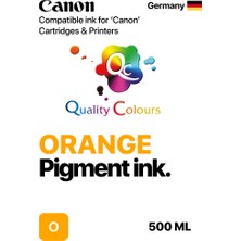 Qc Canon Imageprograf GP-6600S Uyumlu - 500ML O Orange Turuncu