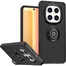M.TK Moveteck Xiaomi Redmi Note 15 Pro 5g Kılıf Mat Parmak Izi Yapmaz Renkli Tuşlu 360 Yüzüklü Standlı Military Kamera Korumalı Kapak