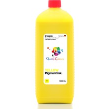 Qc Canon Imageprograf Tc-20 / Tc-21 / TC-21M Uyumlu - 1000ML Y Yellow Sarı