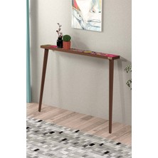 Feyza Design Doğal Ağaç ve Traverten Taşlı Pembe Dresuar - 102X12CM