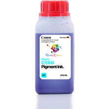 Qc Canon Imageprograf PRO-1100 Uyumlu - 250ML Pc Photo Cyan Açık Mavi