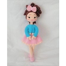 Pembe Nazlı Amigurumi Organik Oyuncak