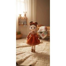 Sonbahar Şirin Bebek Organik Örgü Oyuncak