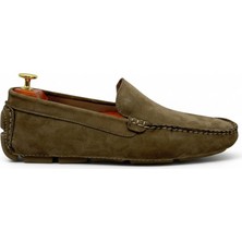 By Barretti Açık Kahverengi Süet Rok Loafer