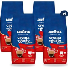 Lavazza Crema E Gusto Classico Çekirdek Kahve | 4'lü Paket