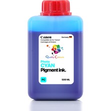Qc Canon Imageprograf PRO-310 Uyumlu - 500ML Pc Photo Cyan Açık Mavi